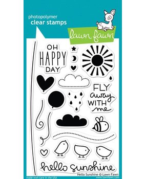 Lawn Fawn Hello Sunshine Clear Stamps (LF651)