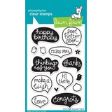 Lawn Fawn Chit Chat Clear Stamps (LF669)