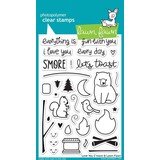 Lawn Fawn Love You S'more Clear Stamps (LF671)