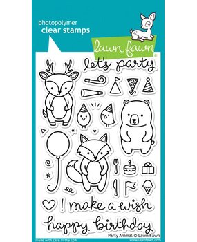 Lawn Fawn Party Animal Clear Stamps (LF893)