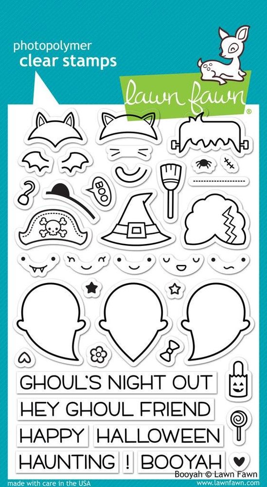 Lawn Fawn Booyah Clear Stamps (LF932)