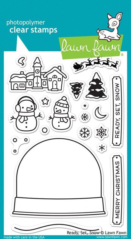 Lawn Fawn Ready, Set, Snow Clear Stamps (LF973) Lawn Fawn Ready, Set, Snow Clear Stamps (LF973)