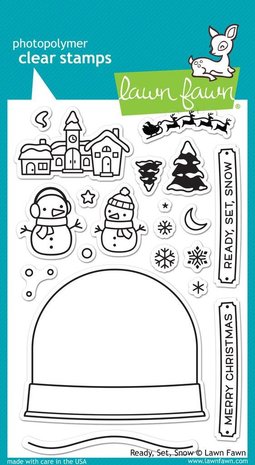 Lawn Fawn Ready, Set, Snow Clear Stamps (LF973) Lawn Fawn Ready, Set, Snow Clear Stamps (LF973)