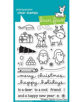 Lawn Fawn Toboggan Together Clear Stamps (LF976) Lawn Fawn Toboggan Together Clear Stamps (LF976)