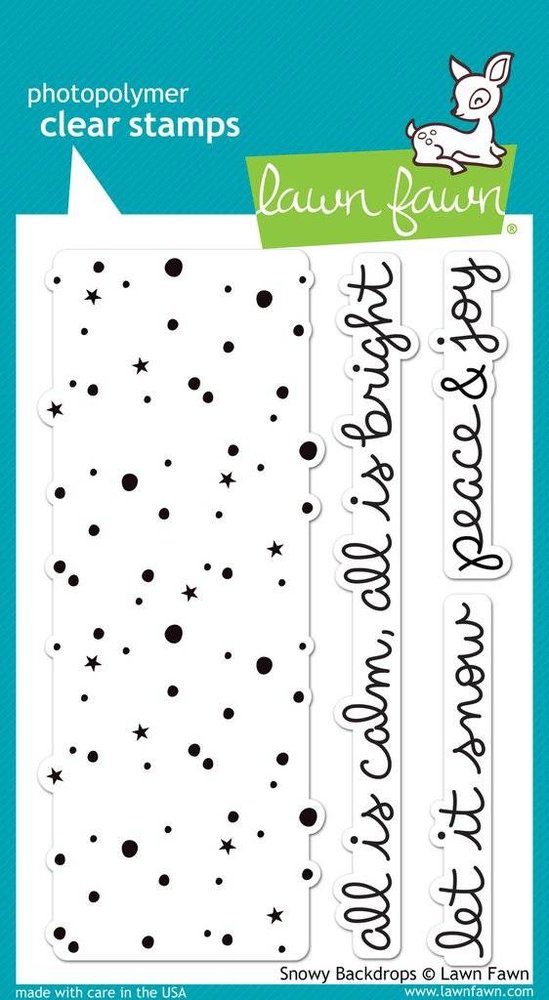 Lawn Fawn Snowy Backdrops Clear Stamps (LF980)