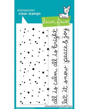 Lawn Fawn Snowy Backdrops Clear Stamps (LF980)