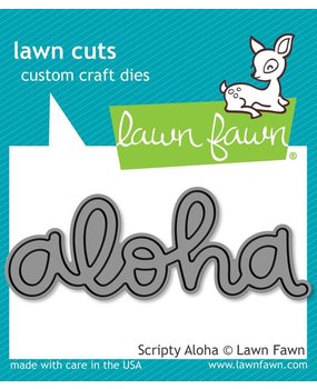Lawn Fawn Scripty Aloha Dies (LF1431)