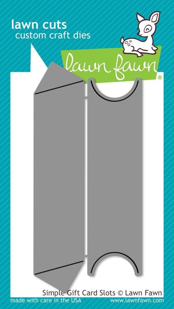 Lawn Fawn Simple Gift Card Slots Dies (LF1440) Lawn Fawn Simple Gift Card Slots Dies (LF1440)