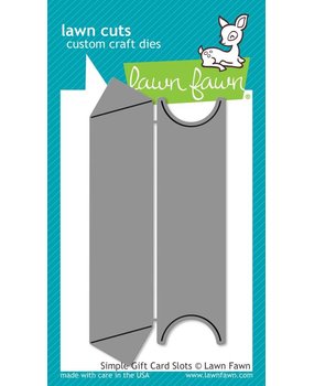 Lawn Fawn Simple Gift Card Slots Dies (LF1440) Lawn Fawn Simple Gift Card Slots Dies (LF1440)
