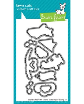 Lawn Fawn Plane and Simple Dies (LF1410) Lawn Fawn Plane and Simple Dies (LF1410)