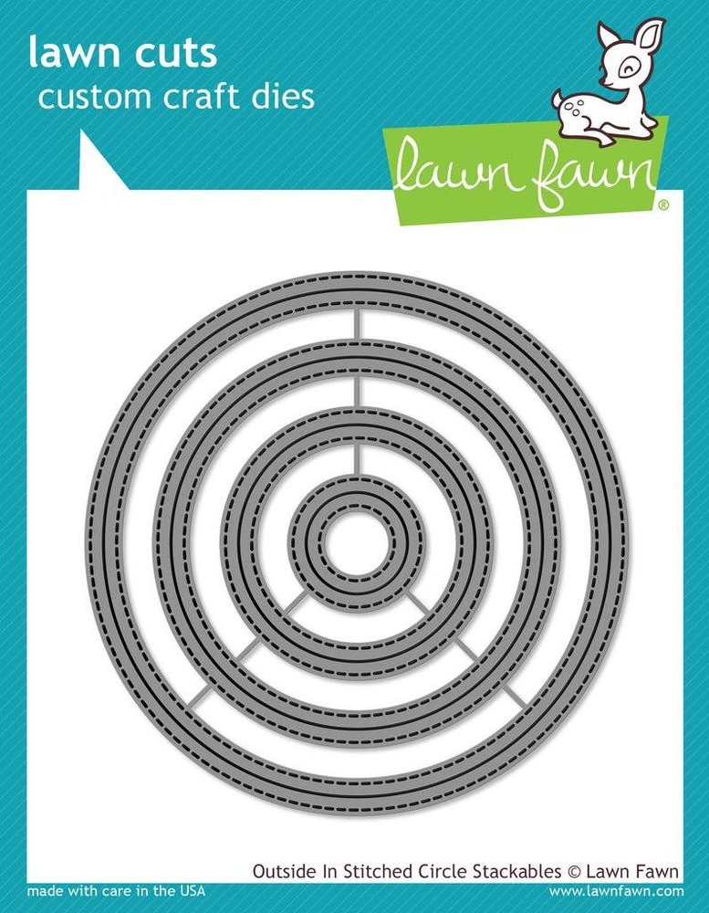 Lawn Fawn Outside In Stitched Circle Stackables Dies (LF1441) Lawn Fawn Outside In Stitched Circle Stackables Dies (LF1441)