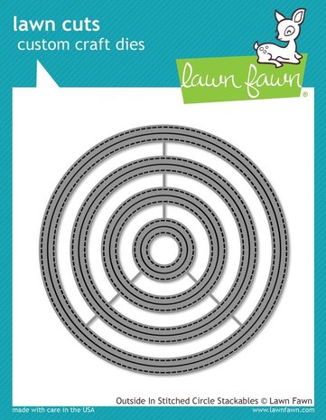 Lawn Fawn Outside In Stitched Circle Stackables Dies (LF1441) Lawn Fawn Outside In Stitched Circle Stackables Dies (LF1441)