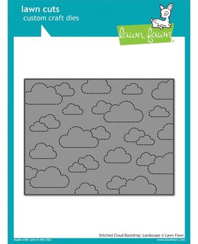 Lawn Fawn Stitched Cloud Backdrop: Landscape Dies (LF1423)