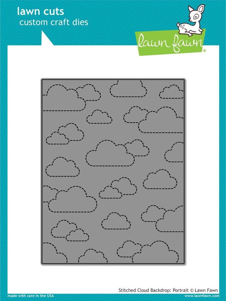 Lawn Fawn Stitched Cloud Backdrop: Portrait Dies (LF1424) Lawn Fawn Stitched Cloud Backdrop: Portrait Dies (LF1424)