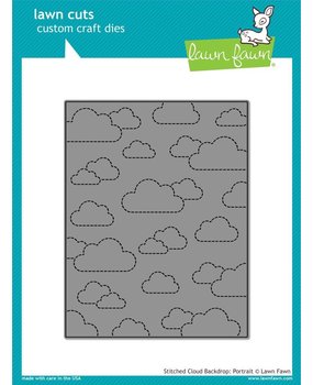 Lawn Fawn Stitched Cloud Backdrop: Portrait Dies (LF1424) Lawn Fawn Stitched Cloud Backdrop: Portrait Dies (LF1424)