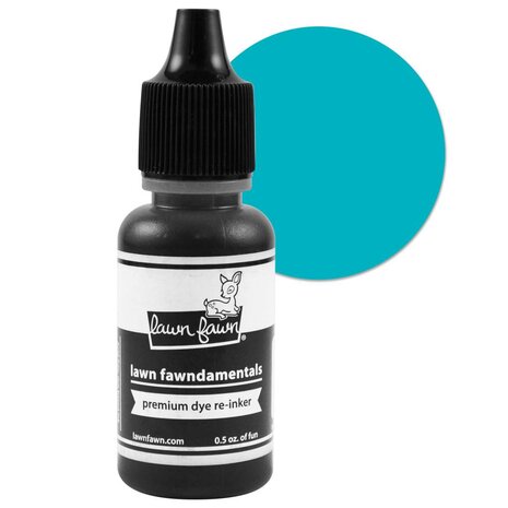 Lawn Fawn Premium Dye Re-Inker Peacock (LF1073)