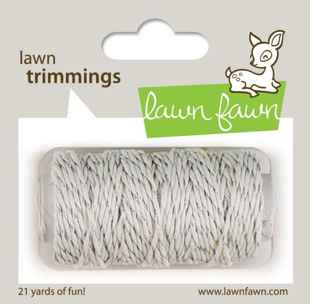 Lawn Fawn Silver Sparkle Hemp Cord (LF526) Lawn Fawn Silver Sparkle Hemp Cord (LF526)