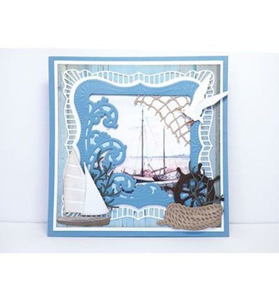 Marianne Design Creatable Anja's Frilly Square (LR0470) Marianne Design Creatable Anja's Frilly Square (LR0470)