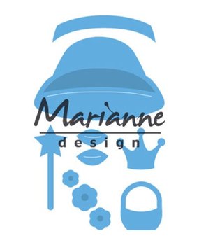 Marianne Design Creatable Kim's Buddies Girl Set (LR0476) Marianne Design Creatable Kim's Buddies Girl Set (LR0476)