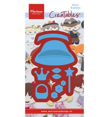 Marianne Design Creatable Kim's Buddies Girl Set (LR0476) Marianne Design Creatable Kim's Buddies Girl Set (LR0476)