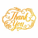 Ultimate Crafts Hot Foil Stamp Thank You (ULT158117) Ultimate Crafts Hot Foil Stamp Thank You (ULT158117)