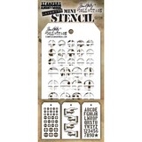 Stampers Anonymous Tim Holtz Mini Layering Stencil Set 29 (THMST029)