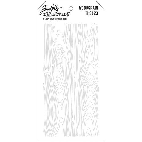 Stampers Anonymous Tim Holtz Woodgrain Layering Stencil (THS023) Stampers Anonymous Tim Holtz Woodgrain Layering Stencil (THS023)