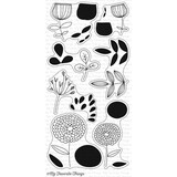 My Favorite Things Sketchy Flowers Clear Stamps (CS-192)