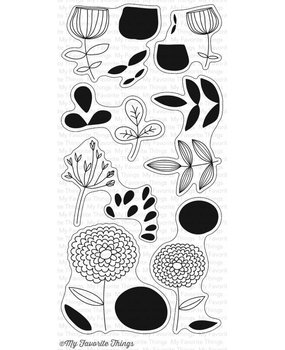 My Favorite Things Sketchy Flowers Clear Stamps (CS-192)