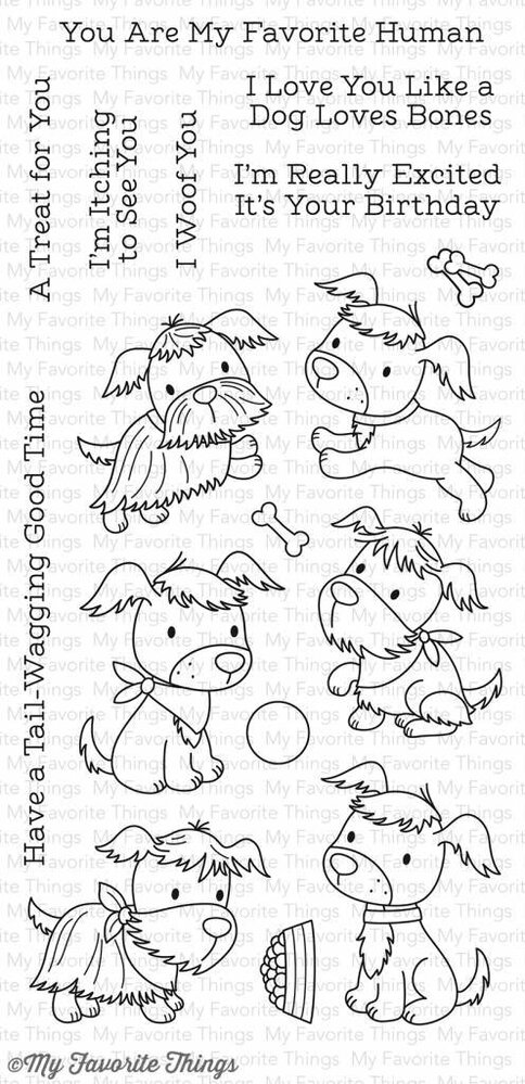 My Favorite Things Puppy Pals Clear Stamps (CS-217)