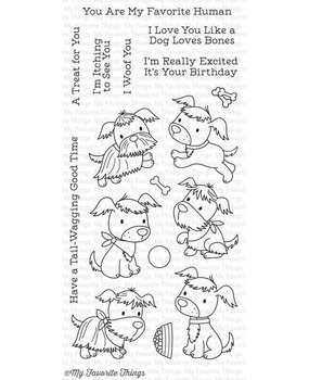 My Favorite Things Puppy Pals Clear Stamps (CS-217)