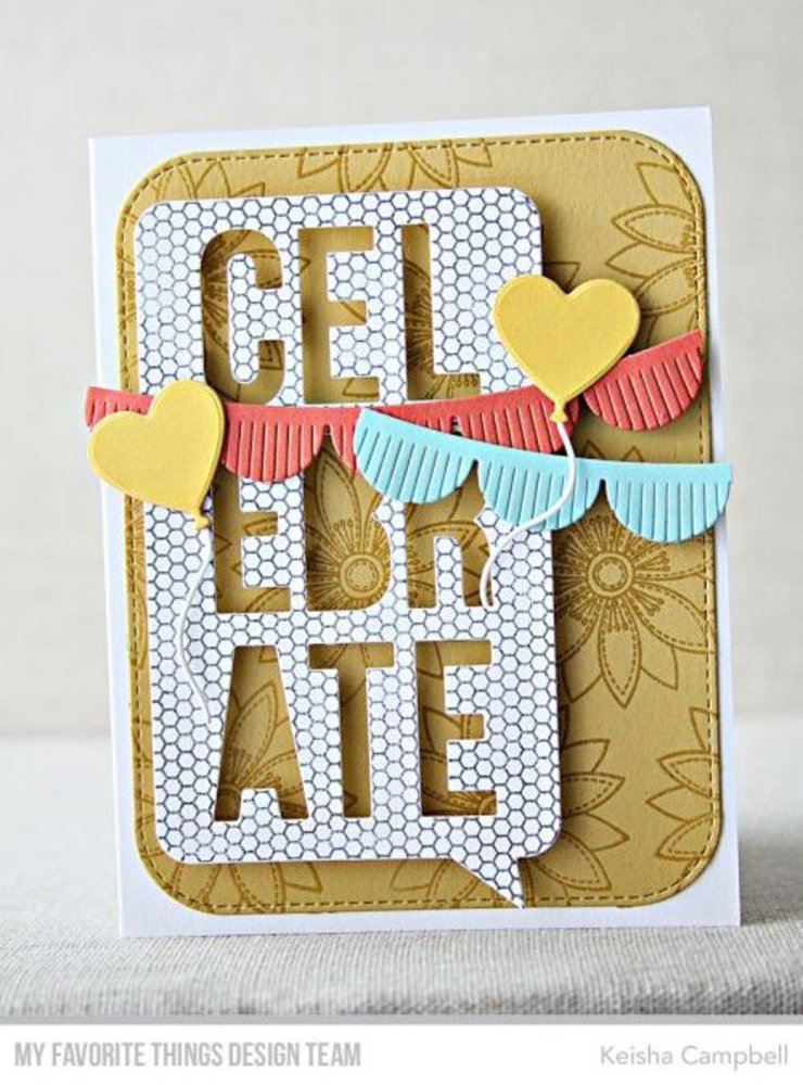 My Favorite Things Die-Namica Celebrate Speech Bubble (MFT-1145)