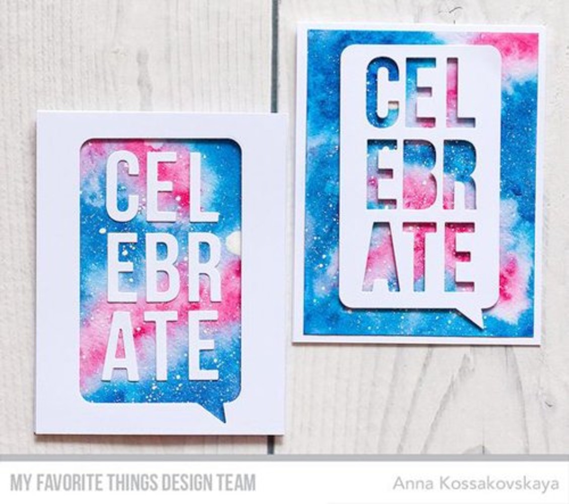 My Favorite Things Die-Namica Celebrate Speech Bubble (MFT-1145)