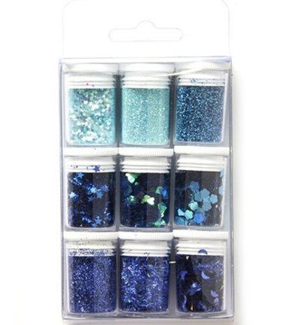 Paperpads.nl SELECT Glitter Set Baby Blue (12194-9406)