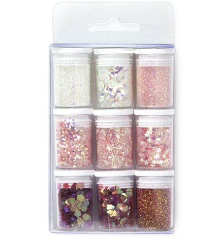 Paperpads.nl SELECT Glitter Set Baby Pink (12194-9407)