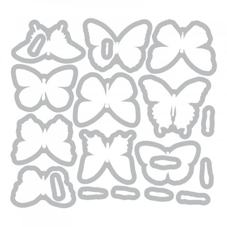 Sizzix Thinlits Alterations Flutter (662269)