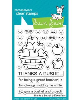 Lawn Fawn Thanks A Bushel Clear Stamps (LF1208) Lawn Fawn Thanks A Bushel Clear Stamps (LF1208)