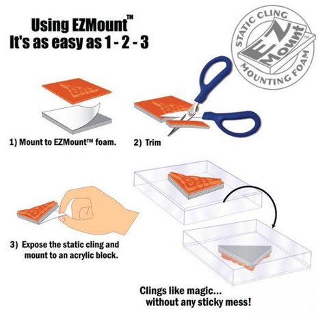 Crafter's Companion EZMount Static Cling Mounting Cushion (4mm)