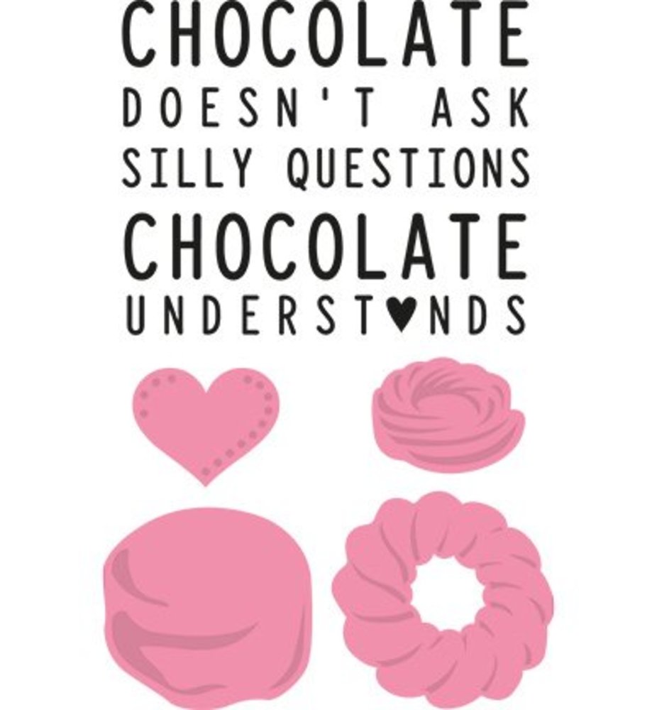 Marianne Design Collectable Chocolate Doesn't Ask (COL1365)