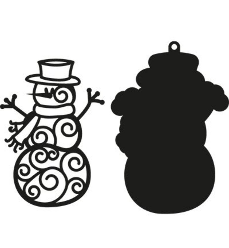 Marianne Design Craftable Filigree Snowman (CR1285) Marianne Design Craftable Filigree Snowman (CR1285)