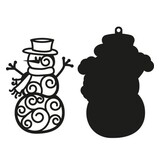 Marianne Design Craftable Filigree Snowman (CR1285)