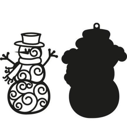 Marianne Design Craftable Filigree Snowman (CR1285) Marianne Design Craftable Filigree Snowman (CR1285)
