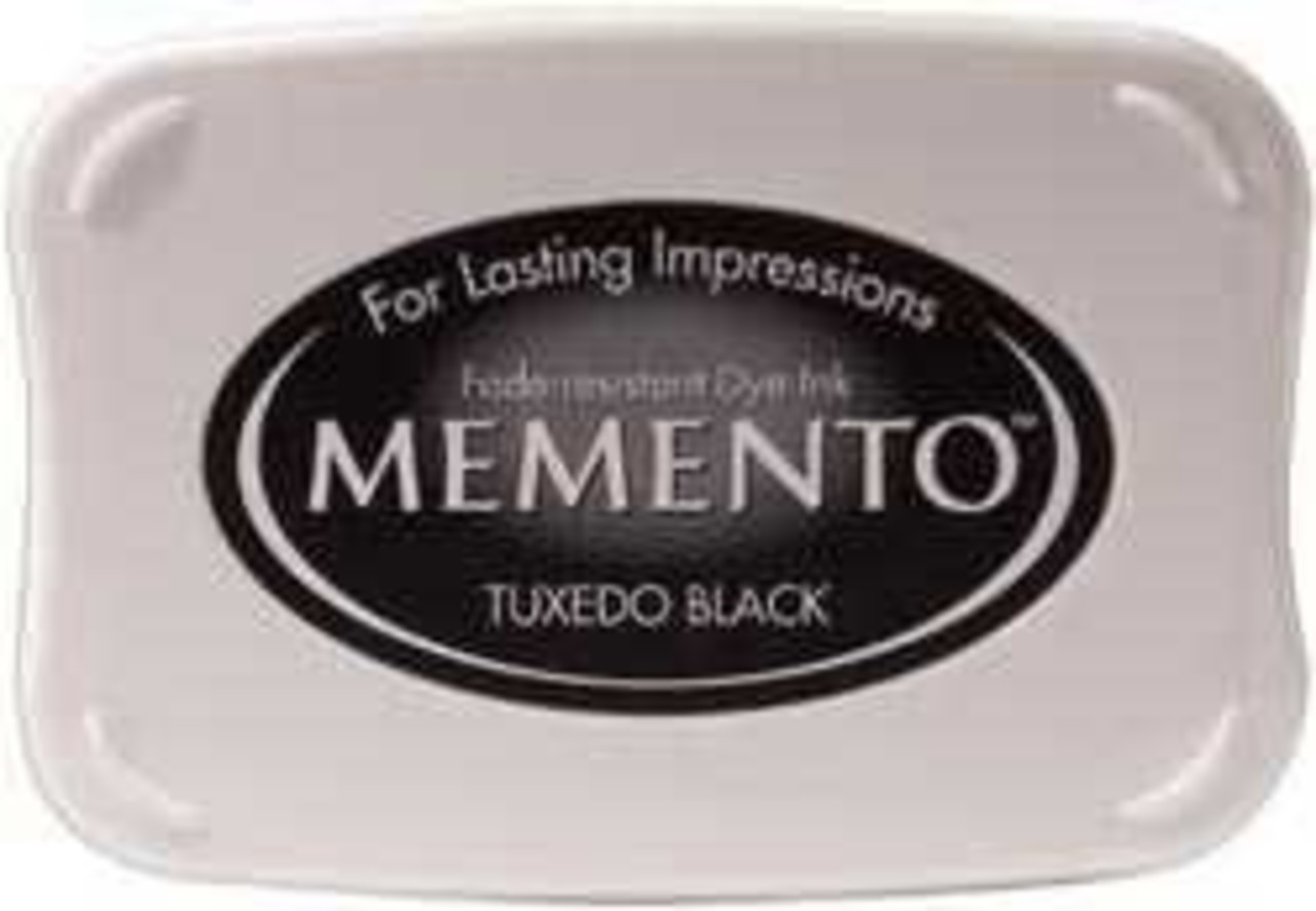 Tsukineko Memento Tuxedo Black Dye Ink Pad (ME-900) Tsukineko Memento Tuxedo Black Dye Ink Pad (ME-900)