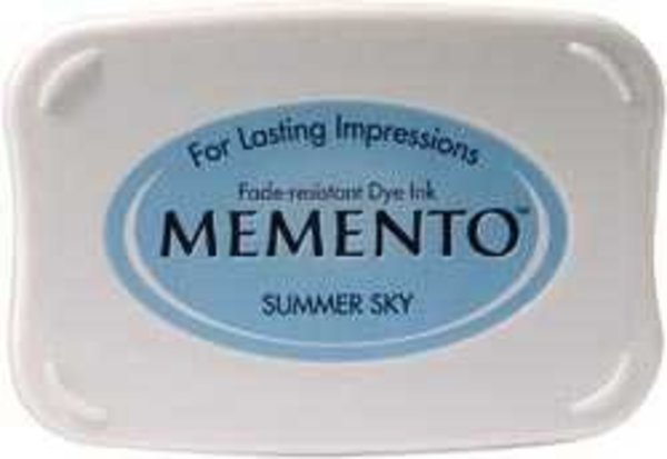 Tsukineko Memento Summer Sky Dye Ink Pad (ME-604) Tsukineko Memento Summer Sky Dye Ink Pad (ME-604)