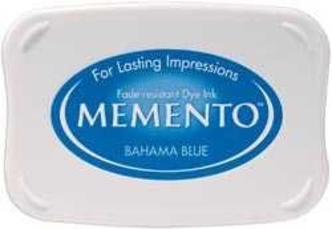 Tsukineko Memento Bahama Blue Dye Ink Pad (ME-601) Tsukineko Memento Bahama Blue Dye Ink Pad (ME-601)