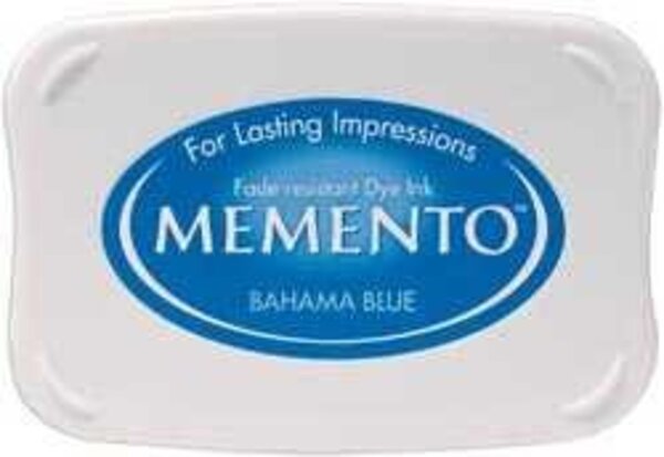 Tsukineko Memento Bahama Blue Dye Ink Pad (ME-601) Tsukineko Memento Bahama Blue Dye Ink Pad (ME-601)