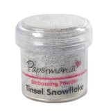 Papermania Embossing Powder Tinsel Snowflake (PMA 4021003)