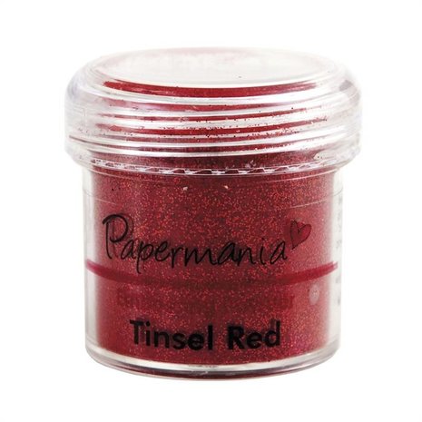 Papermania Embossing Powder Tinsel Red (PMA 4021013) Papermania Embossing Powder Tinsel Red (PMA 4021013)