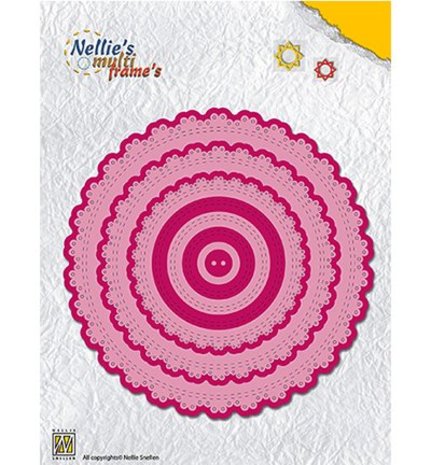 Nellie Snellen Multi Frame Doily 2 (MFD107) Nellie Snellen Multi Frame Doily 2 (MFD107)