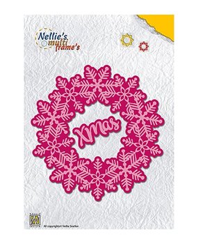 Nellie Snellen Multi Frame Christmas Wreath Xmas (MFD108)* Nellie Snellen Multi Frame Christmas Wreath Xmas (MFD108)*
